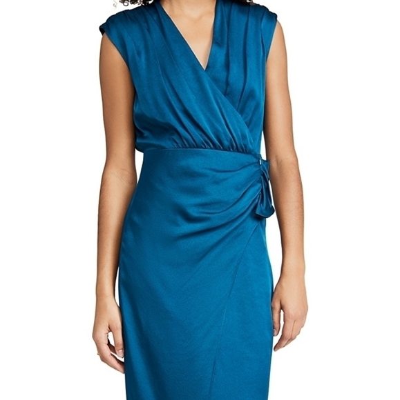Veronica Beard Clarissa Cerulean Dress NWT Size 0 - Picture 6 of 16